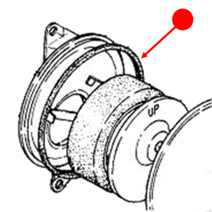 Air cleaner cover rubber strip 94 99 01 02 03