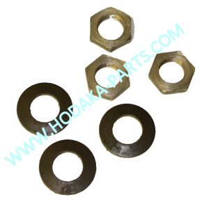 Clutch / crank shaft nut pk of 3 / lh thread