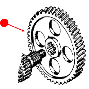 Primary gear (55t, helical)