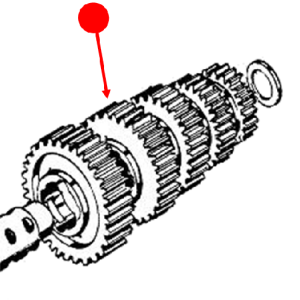 Counter 2nd gear 28t