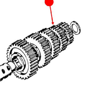 Counter 4th gear 22t