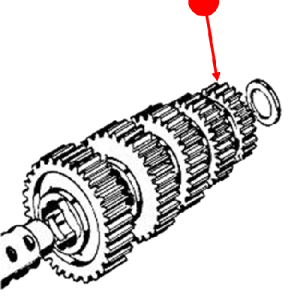 Counter 5th gear 19t