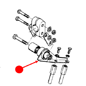 Cylinder head holder with bushing