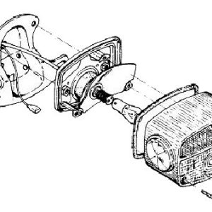 Tail Light Assembly For The Models 94A 99 02 03 70