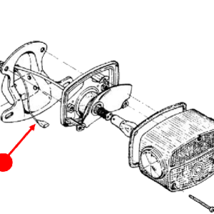 Tail lamp ground wire