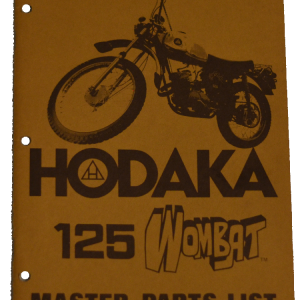 Original stock Hodaka illustrated parts schematics for the Model 94 (7 x 10")