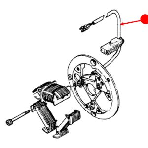 Ignition coil primary wire assembly Model 95