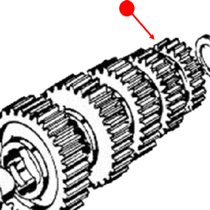 Counter 5th gear 20t