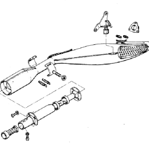 Exhaust model 95 Combat early model