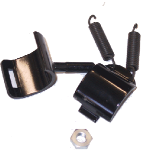 Combat Wombat rear setting exhaust bracket assembly