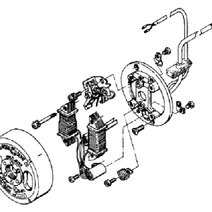 Flywheel magneto assembly