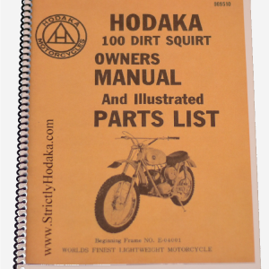 Reproduction Model 96 Owners Manual & Parts List (8 1/2 x 11)