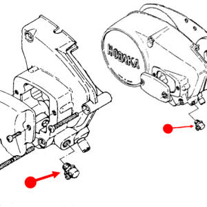 Magneto cover grease nipple