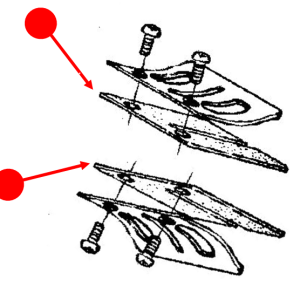 Reed pedals Models 97 98 99 01 02 03