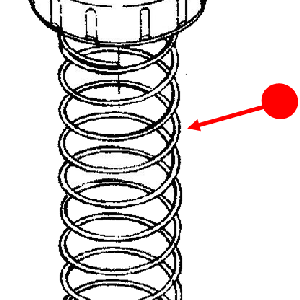 Throttle valve spring