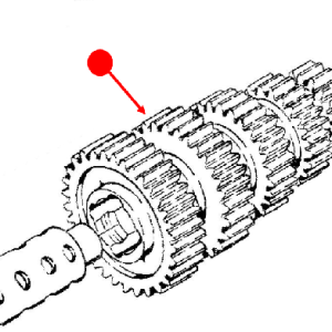 Counter 2nd gear 26t