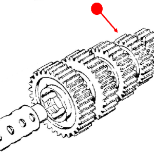 Counter 4th gear 22t