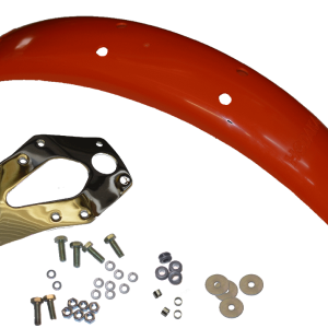Front fender, Orange or Green, stay and fastener package for the Model 97, 98, 99, 02
