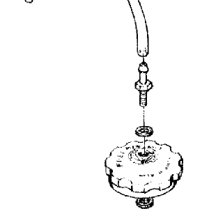 Tank filler cap assembly Model 97 98