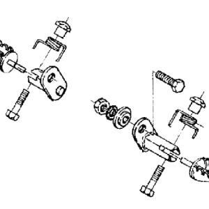 Foot rest pedal (right)