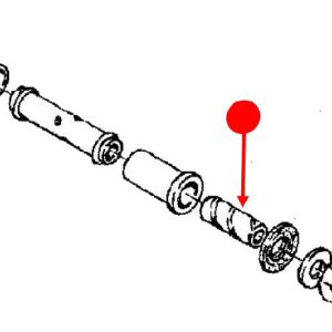 Swing arm center collar