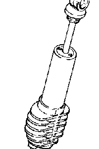Rear shock damper assembly  for Model 97 98