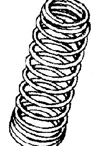 Shock absorber spring - set of two