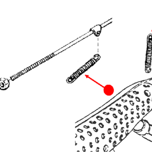 Aftermarket Brake rod return and exhaust spring