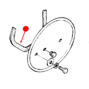 Gasket - number plate gasket (pair)