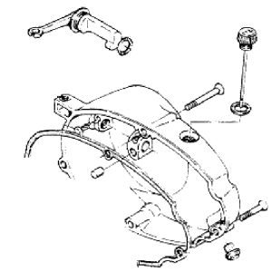 Clutch side cover assembly for the Model 98 Super Rat