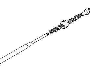 Control shaft rebuild assembly for the Models 98 99 01 02