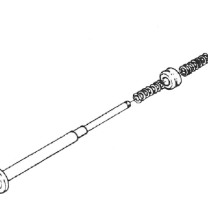 Control shaft spring stopper