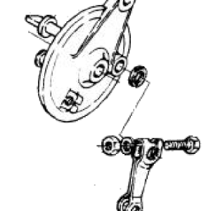 Front backing plate assembly Model 98