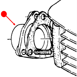 Exhaust flange Model 01 02