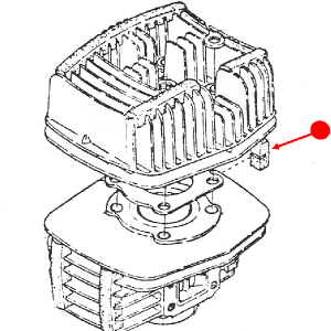 Cylinder noise suppressing rubber short