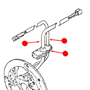 Ignition coil primary wire assembly Model 99