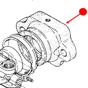 Rubber flange Model 99 NOTE: see part number 993460R
