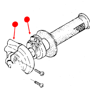 Throttle housing Model 01 02 03 61 70