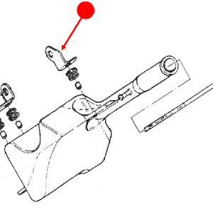 Oil tank mounting  plate top (used)