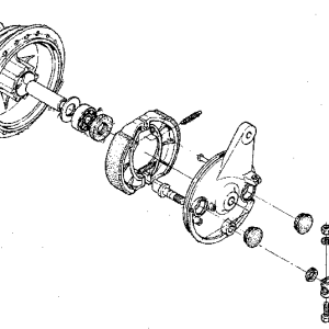 Front hub assembly Model 01 02 03