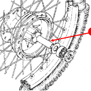 Front bearing distance collar