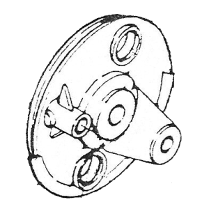 Rear backing plate Model 70 70A