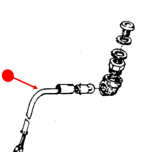 Socket complete (red and light green wire)