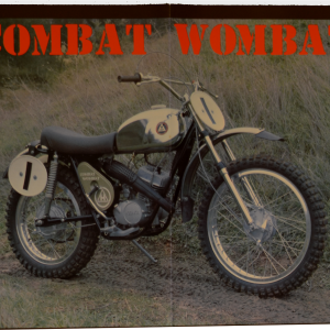 Hodaka 18" x 24" sales brochure for the Model 95 / color