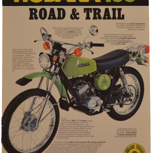 Hodaka 8 1/2" x 11" sales flier for the Model 02