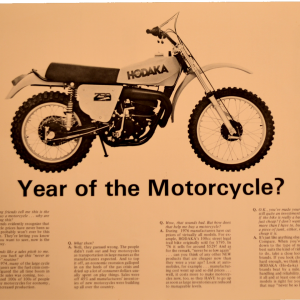 Hodaka 8 1/2" x 11" sales flier for the Model 71