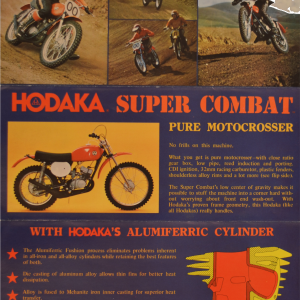 Hodaka 8 1/2" x 11" sales flier for the Model 97