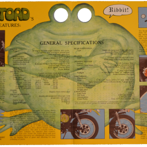 Hodaka 8 1/2" x 14" sales flier for the Model 99 Road Toad