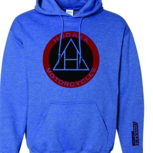 Hodaka Logo Heather Royal Blue Hoodie