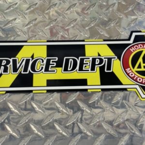 Hodaka Service Department (Left) Sign 17" x 5"